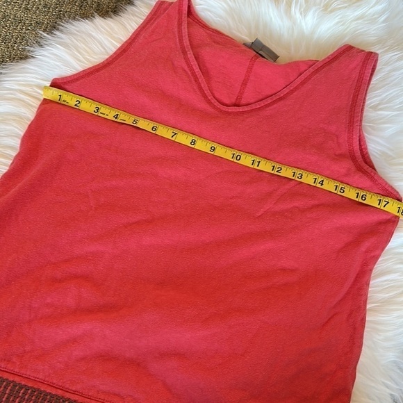 ROYAL ROBBINS Flynn Tank Size S Sleeveless Organic Cotton Hemp top embroidered - Picture 6 of 9